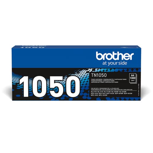 Brother TN1050 - Black - original - toner cartridge - for Brother DCP-1510, 1512, 1610, 1612, HL-1112, 1210, 1212, MFC-1810, 1910