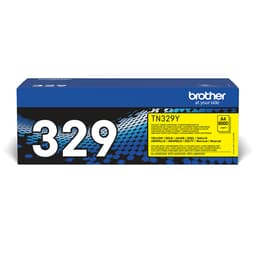 Brother TN329Y - Yellow - original - toner cartridge - for Brother DCP-L8450CDW, HL-L8350CDW, HL-L8350CDWT, MFC-L8850CDW