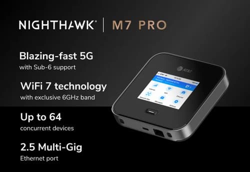 Nighthawk M7 Pro 5G WiFi 7 Mobile Router
