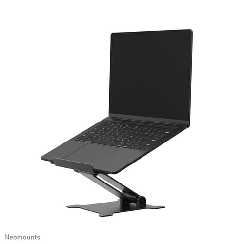 Neomounts - Stand - foldable - for notebook - aluminium - black - screen size: 11"-15"