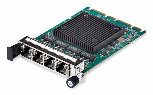 StarTech.com 4-Port RJ45 Gigabit OCP 3.0 Server Network Card, Intel I350 - Network adapter - OCP 3.0 - Gigabit Ethernet x 4 - silver, green - for P/N: 45PATCH10BK, 45PATCH6BK, N6PATCH10BK, N6PATCH5BK, N6PATCH5BL