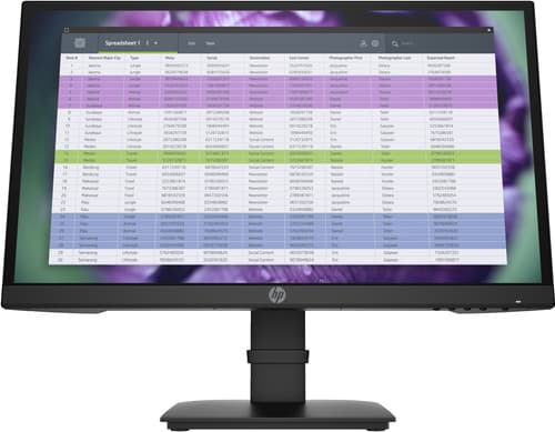 HP P22 G4 - P-Series - LED monitor - 22" (21.5" viewable) - 1920 x 1080 Full HD (1080p) @ 60 Hz - IPS - 250 cd/m� - 1000:1 - 5 ms - HDMI, VGA, DisplayPort - black