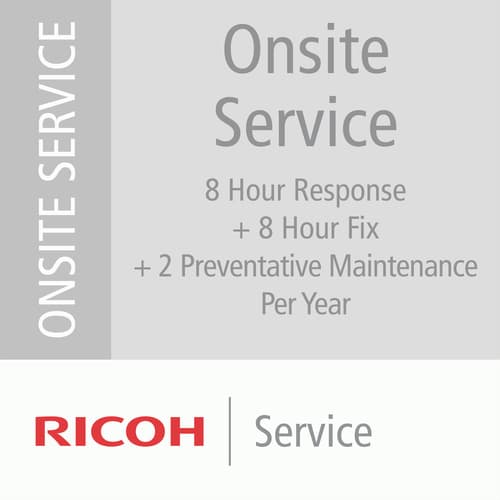 Ricoh Assurance Program Gold for Low-Volume Product Segment - Extended service agreement - parts and labour - 5 years - on-site - response time: 8 h - repair time: 8 hours - Upgrade, must be purchased within 30 days of the product purchase - for Ricoh fi-7600, fi-7700, fi-7700S