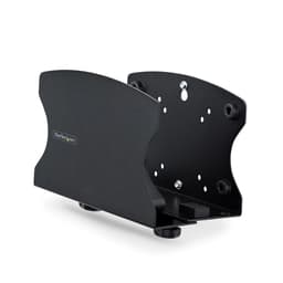 StarTech.com PC Wall Mount Bracket, For Desktop Computers Up To 40lb, Toolless Width Adjustment 1.9-7.8in (50-200mm), Heavy-Duty Steel, CPU Tower/Case Shelf/Holder, Includes Mounting Hardware and Spacers (2NS-CPU-WALL-MOUNT) - Desktop to wall/monitor mounting bracket (horizontal) - black