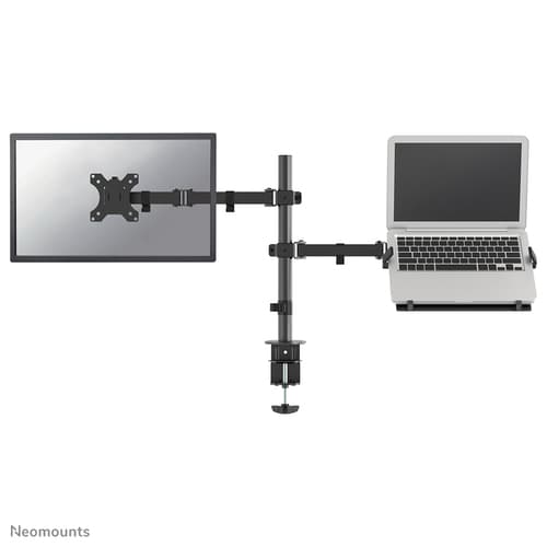 Neomounts FPMA-D550NOTEBOOK - Mounting kit - full-motion - for LCD display / notebook - black - screen size: 10"-32" - clamp mountable, grommet, desk-mountable