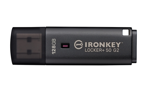 Kingston Technology IronKey 128GB Locker Plus 50 G2, FIPS 197, AES-256 — image 1