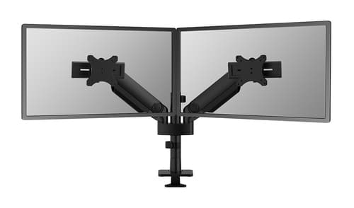 Neomounts NEXT One DS65S-950BL2 - Mounting kit (articulating arm) - full-motion - for 2 LCD displays - aluminium - black - screen size: 24"-34" - desk-mountable