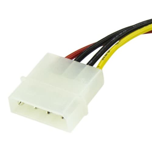 StarTech.com 6in 4 Pin LP4 to SATA Power Cable Adapter - LP4 to SATA - 6in LP4 to SATA Cable - 4 pin to SATA power - Power cable - SATA power (M) to 4 PIN internal power (M) - 0.2 m - for P/N: BRACKET125PTP, PEXUSB311AC3, PEXUSB312A1C1H, PEXUSB312A2C2V, PEXUSB314A2V2
