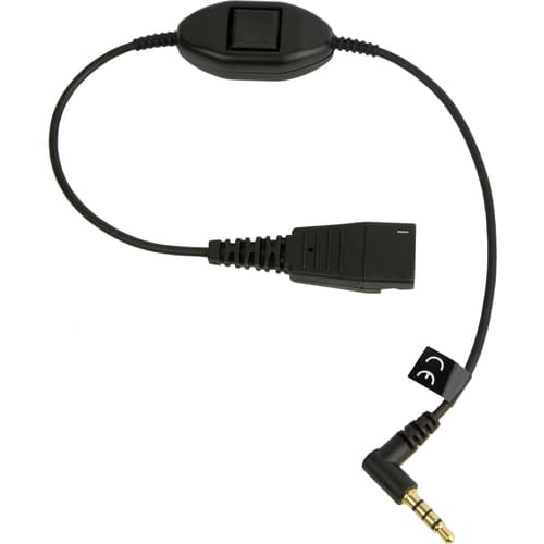 Jabra - Headset cable - Quick Disconnect male to mini-phone stereo 3.5 mm male - 30 cm