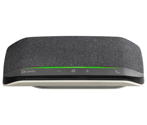 Poly Sync 10 - Speakerphone hands-free - wired - USB-A, USB-C - silver — image 1