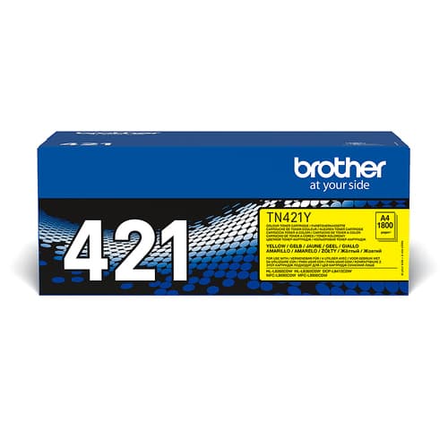 Brother TN421Y - Yellow - original - toner cartridge - for Brother DCP-L8410, HL-L8260, HL-L8360, MFC-L8690, MFC-L8900