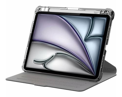 Targus Pro-Tek - Flip cover for tablet - thermoplastic polyurethane (TPU) - clear, black - 11" - for Apple 11-inch iPad Pro (M4)