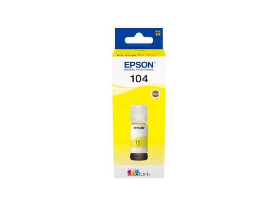 Epson Ink Cartridges, 104 4 Colour ink bottle, 1 x 65.0 ml Yellow