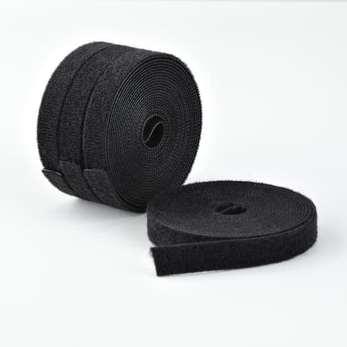 StarTech.com - Hook & loop fastener - 4.6 m - black (pack of 4)