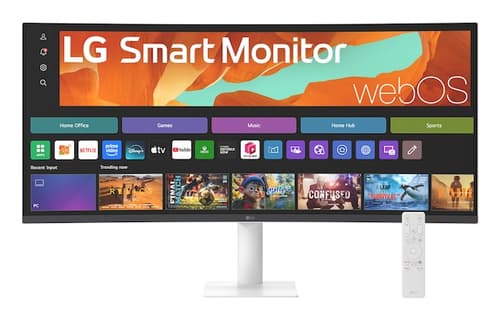 34" WQHD Curved Smart Monitor with webOS