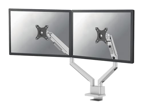 Neomounts NEXT Slim DS70-250SL2 - Mounting kit (articulating arm) - full-motion - for 2 monitors - aluminium - silver - screen size: 17"-32" - desk-mountable