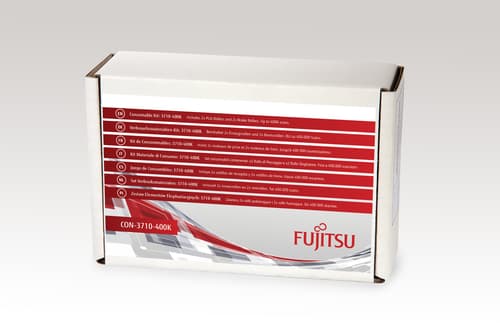 Fujitsu/PFU Consumable Kit: 3710-400K For fi-7460, fi-7480. Includes 2x Pick Rollers and 2x Brake Rollers. Estimated Life: Up to 400K scans.
