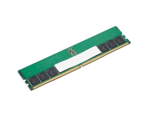 Lenovo - DDR5 - module - 32 GB - DIMM 288-pin - 5600 MT/s - unbuffered - green - for ThinkCentre neo 50q QC 30JQ, ThinkStation P2 Tower Gen 2 30JQ, P3 Gen 2 30HS, 30HT