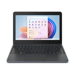 Lenovo 100w Gen 4 82VK - Intel N-series - N100 / up to 3.4 GHz - Win 11 Pro - UHD Graphics - 4 GB RAM - 128 GB SSD NVMe - 11.6" TN 1366 x 768 (HD) - Wi-Fi 6 - slate grey - kbd: UK
