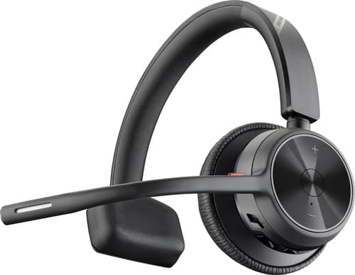 Poly Voyager 4310 - Voyager 4300 UC series - headset - on-ear - Bluetooth - wireless, wired - black - Zoom Certified