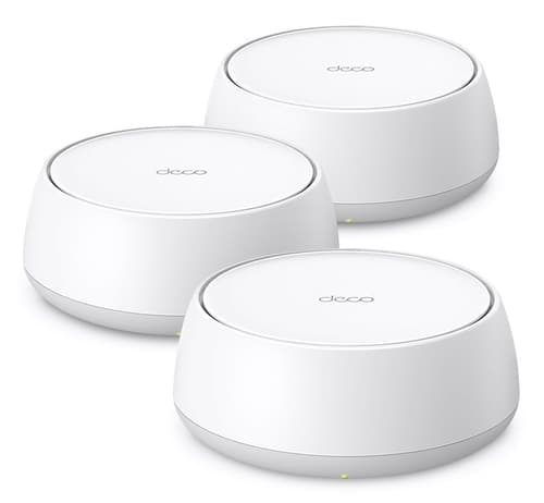 TP-Link Deco BE22 V1 - Wi-Fi system - (3 routers) - up to 6,500 sq.ft - mesh 1GbE, Wi-Fi 7 Dual Band