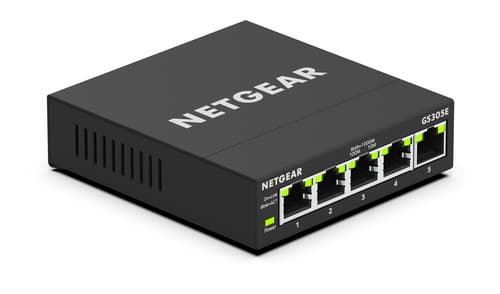 NETGEAR Plus GS305E - Switch - smart - 5 x 10/100/1000