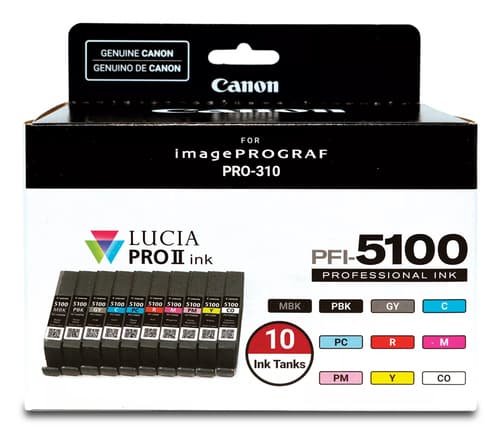 Ink/PFI-5100 MBK/PBK/C/M/Y/PC/PM/R/GY/