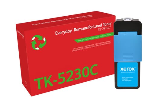 Everyday - Cyan - compatible - box - remanufactured - toner cartridge (alternative for: Kyocera TK-5230C) - Green World Alliance return programme