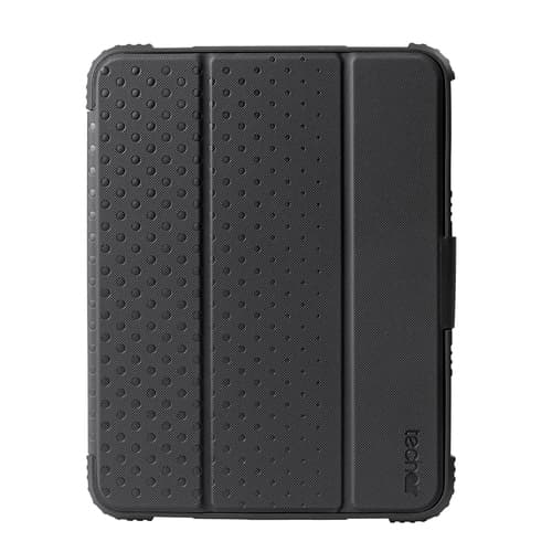 techair Endeva - Flip cover for tablet - rugged - silicone, polycarbonate - black
