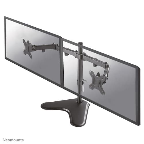Neomounts FPMA-D550DD - Stand - full-motion - for 2 LCD displays - black - screen size: 10"-32" - desktop stand, desk-mountable