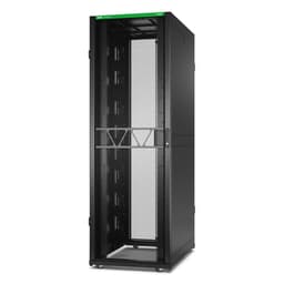 APC NetShelter SX Gen 2 - Rack cabinet - 2258H x 750W x 1200D mm, with Sides - floor-standing - black - 48U - 19" - TAA Compliant