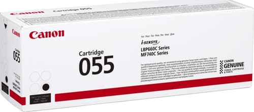 Canon 055 - Black - original - toner cartridge - for imageCLASS LBP664, MF745, i-SENSYS LBP663, LBP664, MF742, MF744, MF746, Satera LBP662