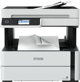 Epson EcoTank ET-M3180 ET M3180 ETM3180 3180 - Multifunction printer - B/W - ink-jet - A4 (210 x 297 mm) (original) - A4/Legal (media) - up to 17 ppm (copying) - up to 20 ppm (printing) - 250 sheets - 33.6 Kbps - USB 2.0, LAN