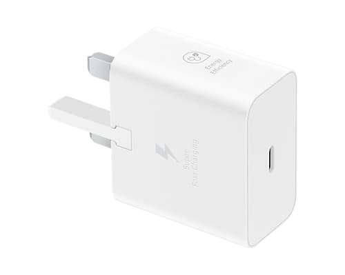 Samsung EP-T2510 - Power adapter - 25 Watt - 3 A - SFC, PD 3.0 (24 pin USB-C) - white