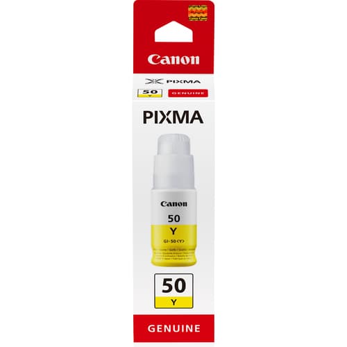 Canon GI 50 Y - Yellow - original - ink refill - for PIXMA G5050, G6050, G7050, GM2050, GM4050