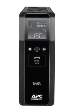 APC Back-UPS Pro BR1600SI - UPS - AC 220-240 V - 960 Watt - 1600 VA - 260 Wh - USB - output connectors: 8 - black