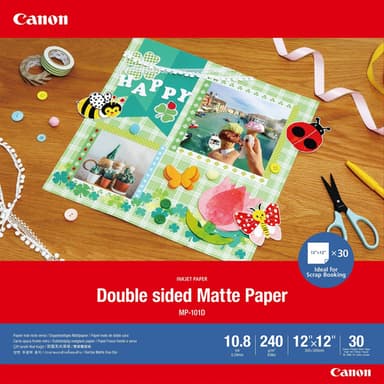 Canon Double-sided Matte Paper MP-101D - Matte - 275 micron - 304.8 x 304.8 mm - 240 g/m� - 30 sheet(s) paper