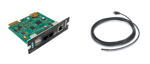APC Network Management Card 3 with PowerChute Network Shutdown & Environmental Monitoring - Remote management adapter - 1GbE - 1000Base-T - for P/N: SMTL2200RM2UC, SMTL3000RM2UC, SMTL3000RM2UCNC, SRTL10KRM4UT, SRTL8KRM4UT