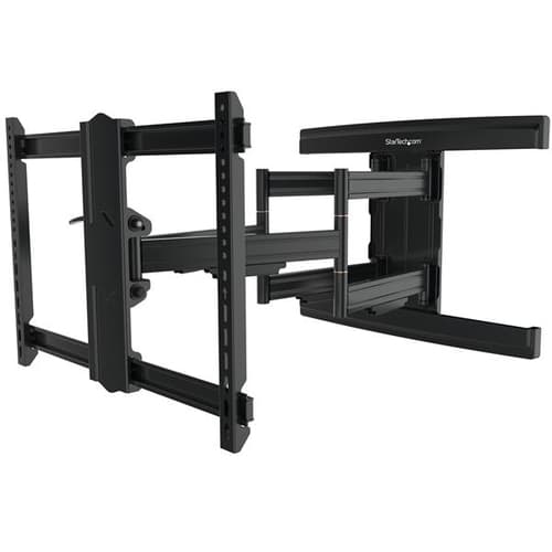 StarTech.com TV Wall Mount supports up to 100 inch VESA Displays, Low Profile Full Motion TV Wall Mount for Large Displays, Heavy Duty Adjustable Tilt/Swivel Articulating Arm Bracket - Cable Management (FPWARTS2) - Bracket - full-motion adjustable arm - for TV - steel - screen size: up to 100" - wall-mountable