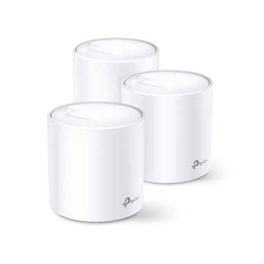 TP-Link Deco X60 - Wi-Fi system - (3 routers) 1GbE - Wi-Fi 6 - Dual Band