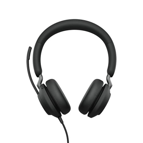 Jabra Evolve2 40 SE MS Stereo - Headset - on-ear - wired - USB-A - noise isolating - Certified for Microsoft Teams