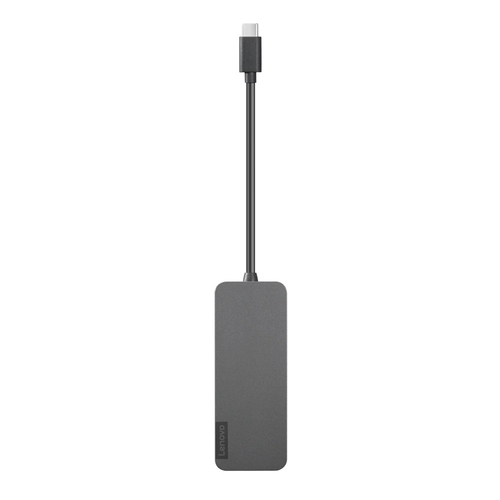 Lenovo USB-C to 4 Port USB-A Hub - Hub - 4 x SuperSpeed USB 3.0 + 1 x USB-C - desktop — image 1