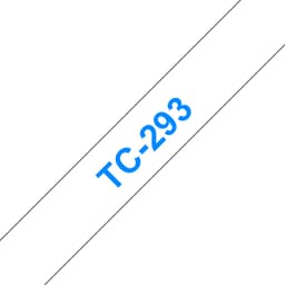 Brother - White, blue - Roll (0.9 cm x 7.7 m) 1 pcs. printer tape - for P-Touch PT-15, PT-20, PT-2000, PT-3000, PT-500, PT-5000, PT-6, PT-8, PT-8E