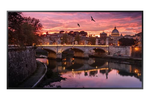 Samsung QB85R-B - 85" Diagonal Class QBR-B Series LED-backlit LCD display - digital signage - Tizen OS - 4K UHD (2160p) 3840 x 2160 - black