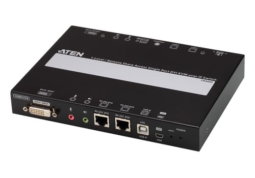 ATEN CN9600 DVI KVM over IP Switch - Remote control device - 1GbE