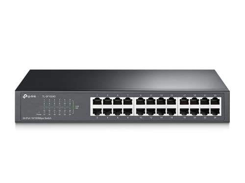TP-Link TL-SF1024D 24 p 10/100M Switch, 13 inch rack-mount