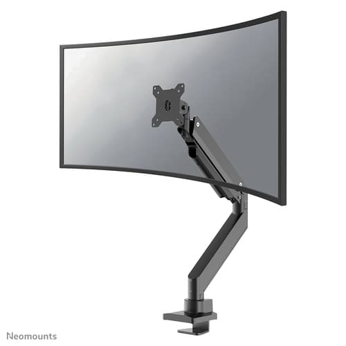 Neomounts NM-D775PLUS - Mounting kit - full-motion - for LCD display - aluminium - black - screen size: 10"-49" - clamp mountable, grommet, desk-mountable