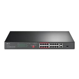TP-Link JetStream TL-SL1218P - V1 - switch - unmanaged - 16 x 10/100 (PoE+) + 2 x 10/100/1000 + 1 x combo Gigabit SFP - rack-mountable - PoE+ (150 W)
