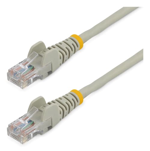 StarTech.com 2m Gray Cat5e / Cat 5 Snagless Patch Cable - Patch cable - RJ-45 (M) to RJ-45 (M) - 2 m - UTP - CAT 5e - molded, snagless - grey