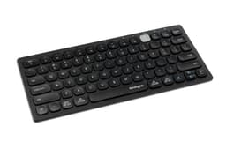 Kensington Multi-Device Dual Wireless Compact Keyboard - Keyboard - wireless - 2.4 GHz, Bluetooth 3.0, Bluetooth 5.0 - English - black